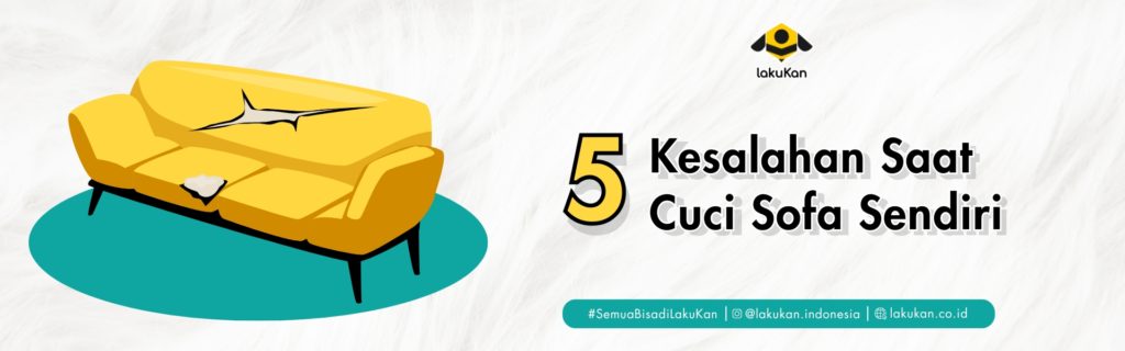 Ilustrasi sofa rusak