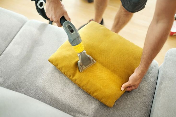 Ilustrasi pengeringan sofa