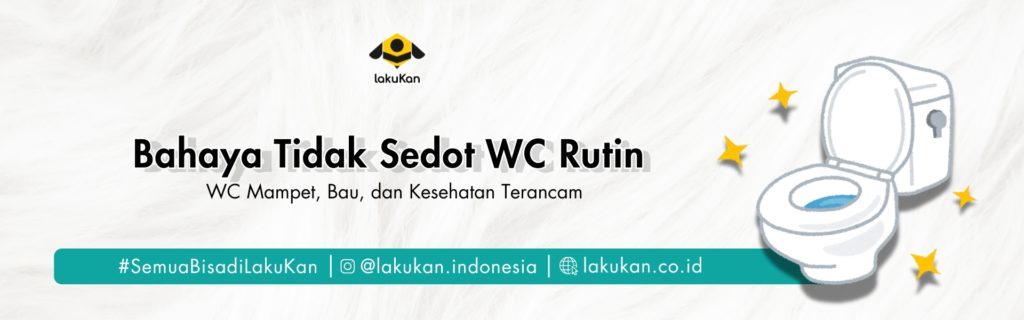 Ilustrasi WC rumah mampet dan bau akibat septic tank penuh