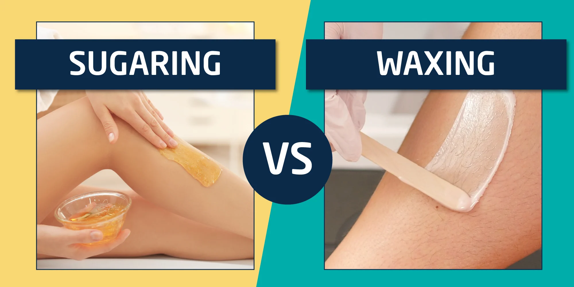 Ilustrasi Perawatan kulit mulus dengan metode waxing dan sugaring