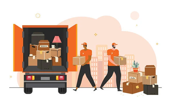 Ilustrasi Cara pindah rumah tanpa stres dengan perencanaan dan moving service profesional